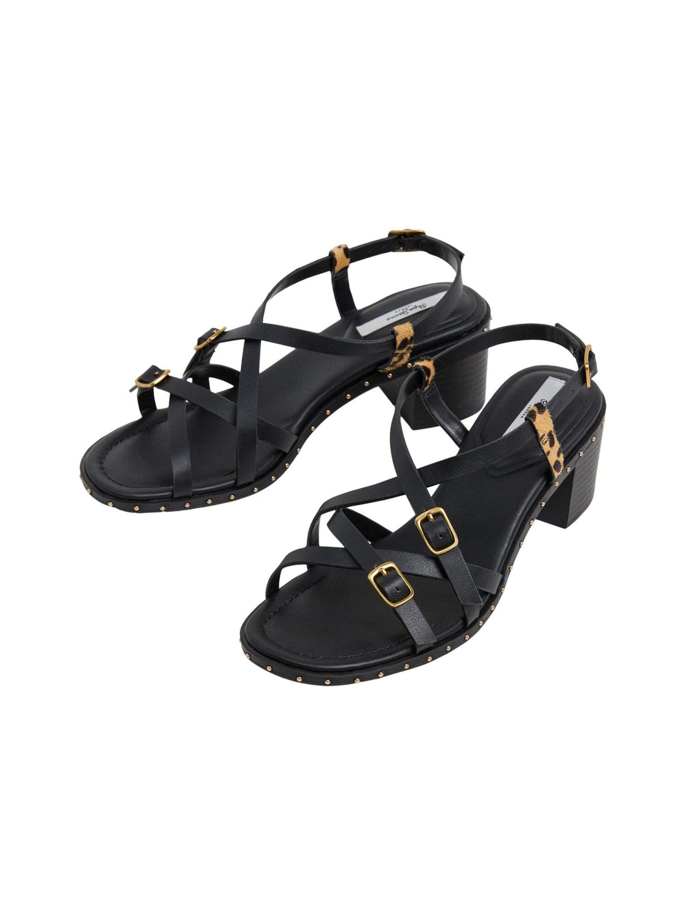 Pepe Jeans Strap sandal 'Carrie' in Black