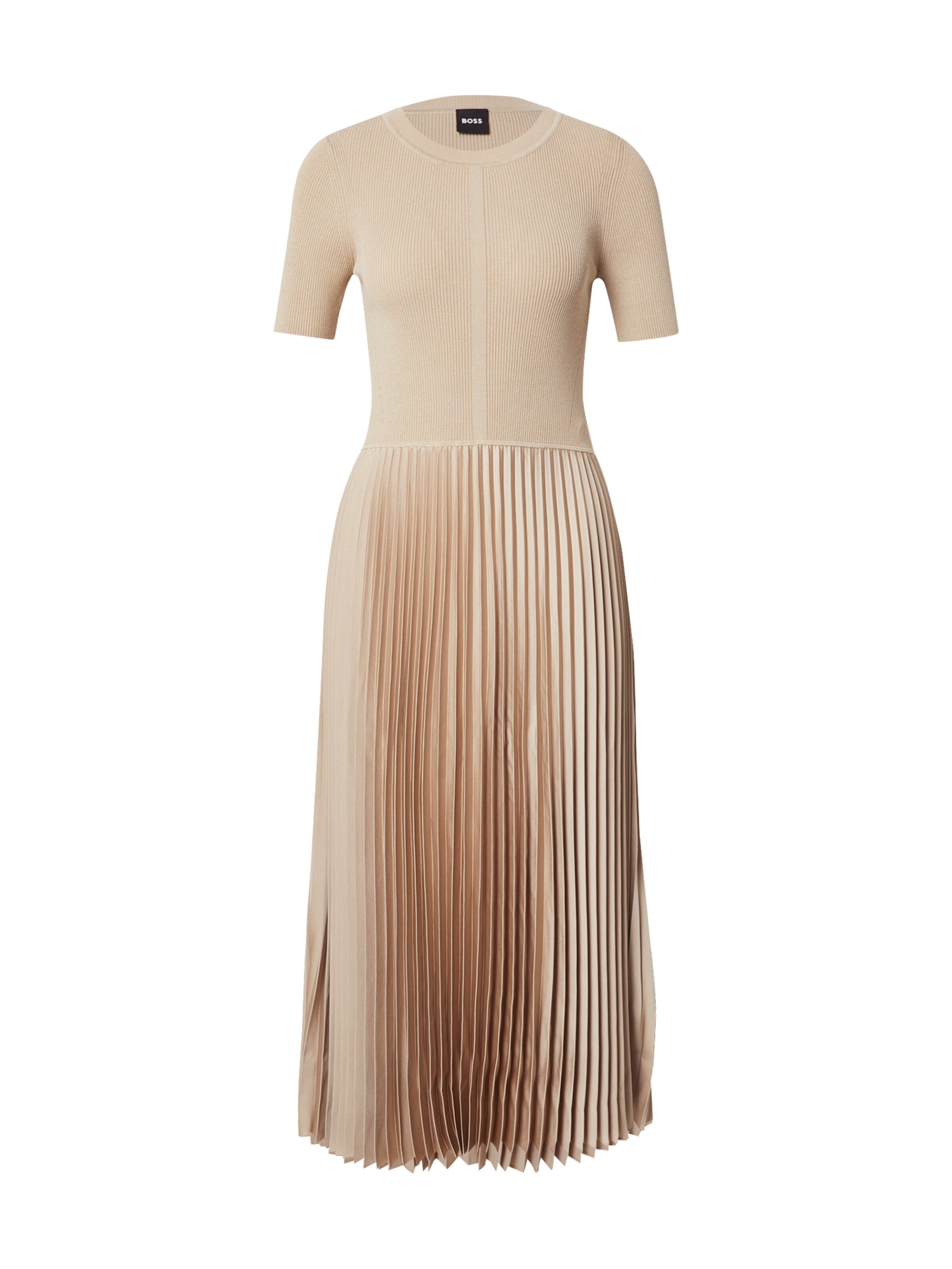 BOSS - Vestido 'Fadridi' en beige: frente