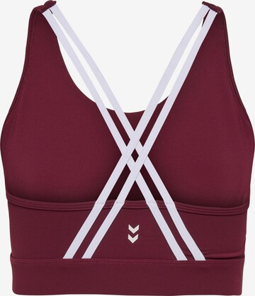 Hummel Bustier Biustonosz sportowy w kolorze fioletowy