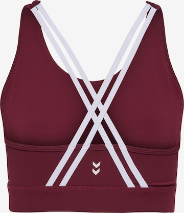 Hummel Bustier Sports-BH i lilla