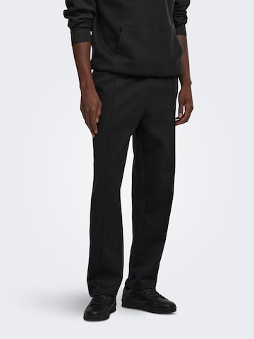 regular Pantaloni 'ONSDane' di Only & Sons in nero: frontale