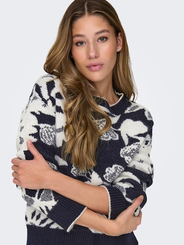 Pull-over 'CASSIDI' ONLY en bleu