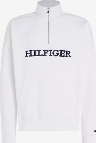 Sweat-shirt TOMMY HILFIGER en blanc : devant