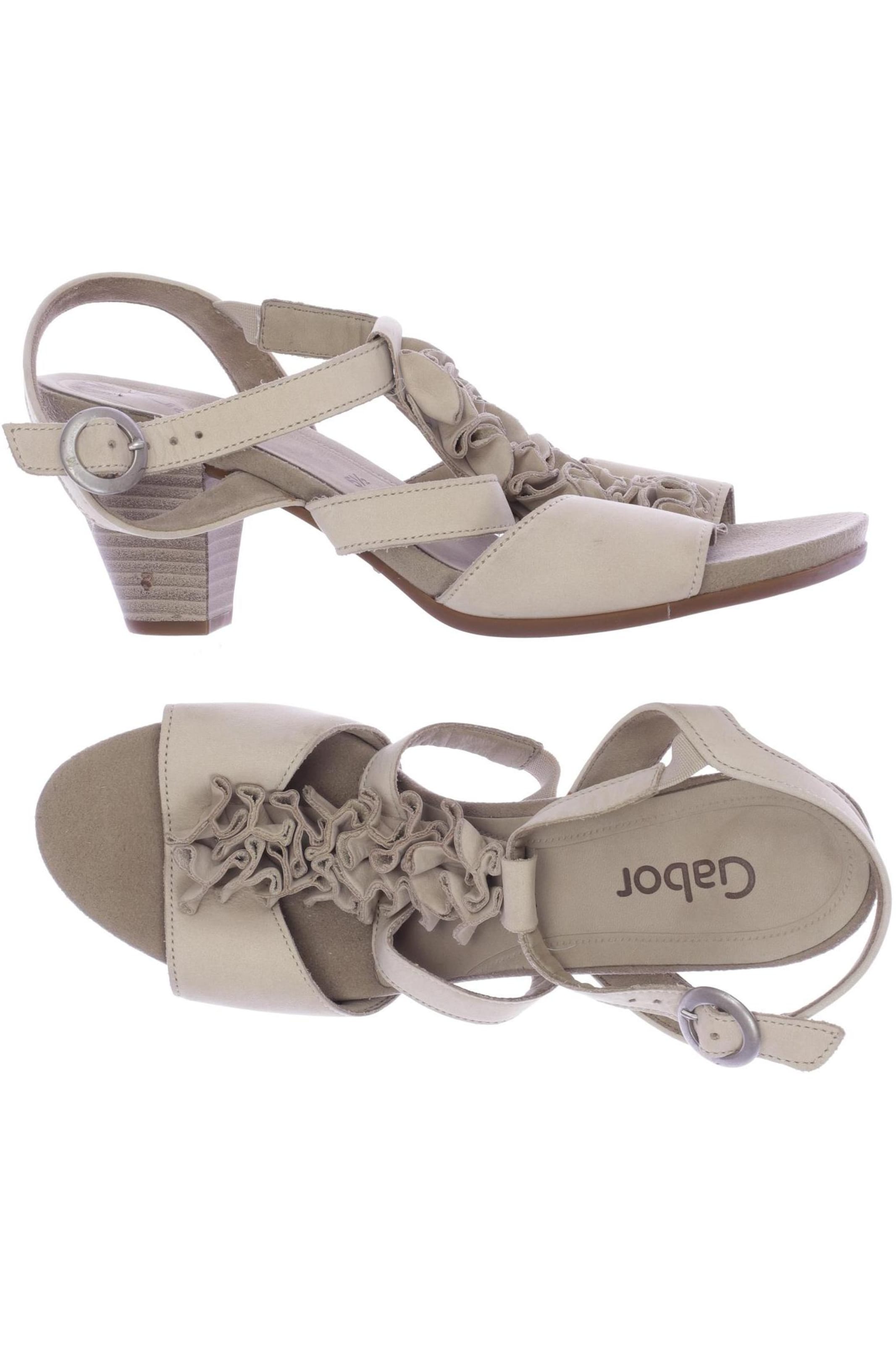 GABOR Sandalen 38,5 in Beige: Vorderseite