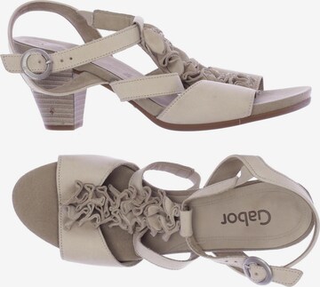 GABOR Sandals & High-Heeled Sandals in 38,5 in Beige: front