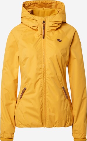 Ragwear Between-Season Jacket 'DIZZIE' in Yellow: front