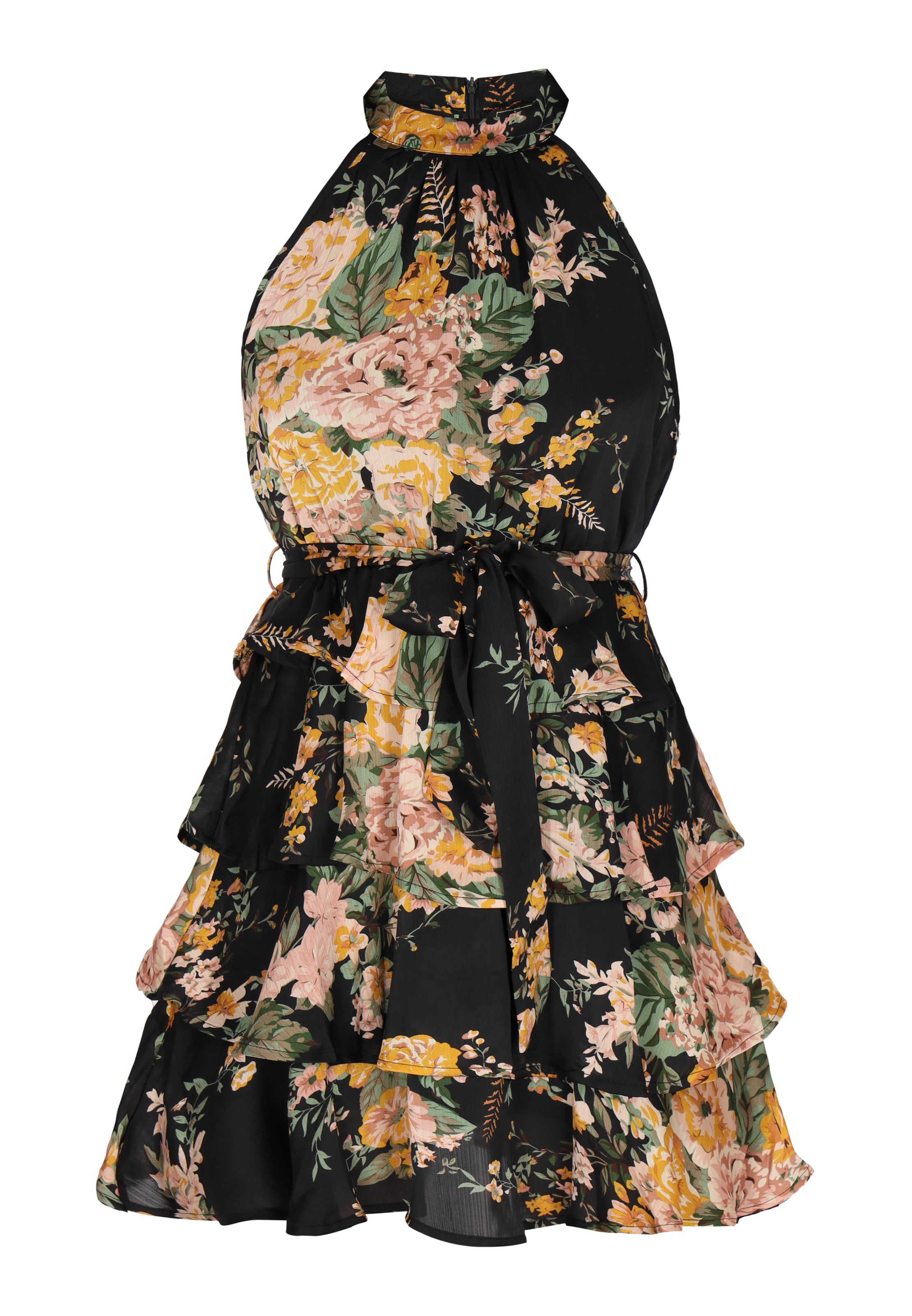 faina Koktejlové šaty – černá: přední strana