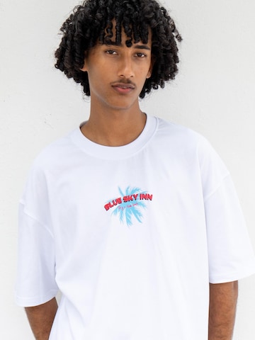 T-Shirt 'Coconut Club' BLUE SKY INN en blanc
