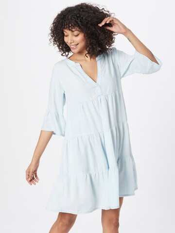 Sublevel Shirt dress in Blue: front