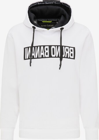 BRUNO BANANI Sweatshirt 'Howard' in Weiß: predná strana