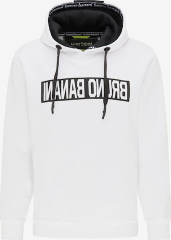 BRUNO BANANI Sweatshirt 'Howard' in White: front