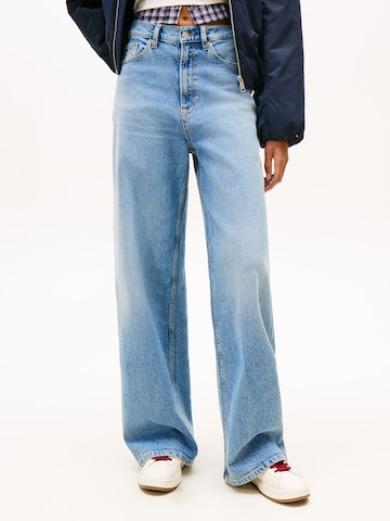 Tommy Jeans Szeroka nogawka Jeansy 'CLAIRE' w kolorze niebieski: przód