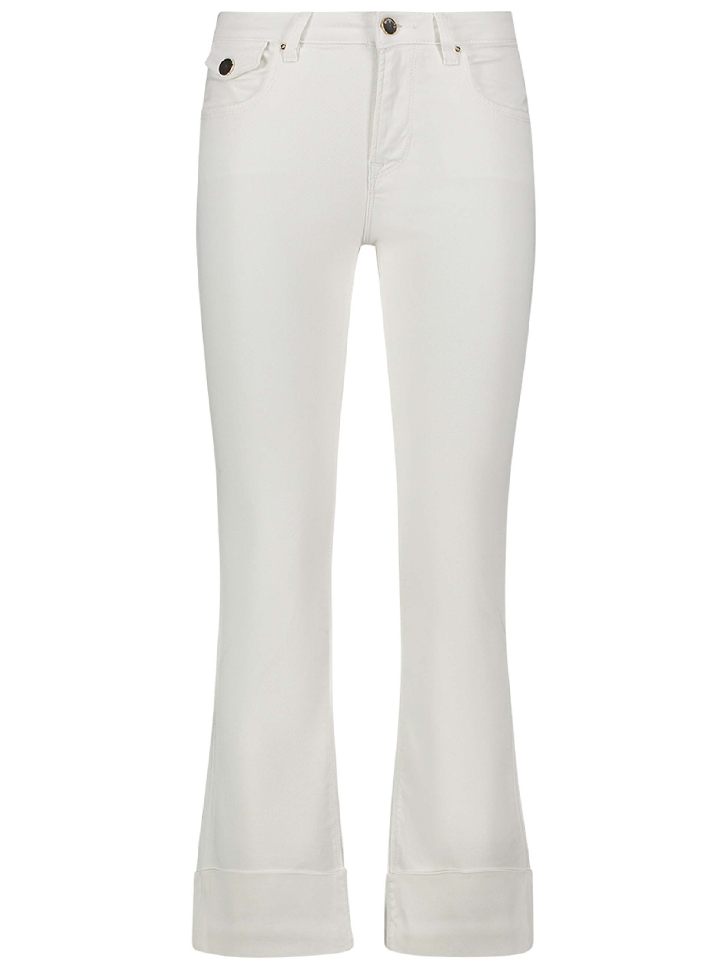 Re_HasH Wide Leg Jeans MONICA-Z/RIS in Weiß: Vorderseite