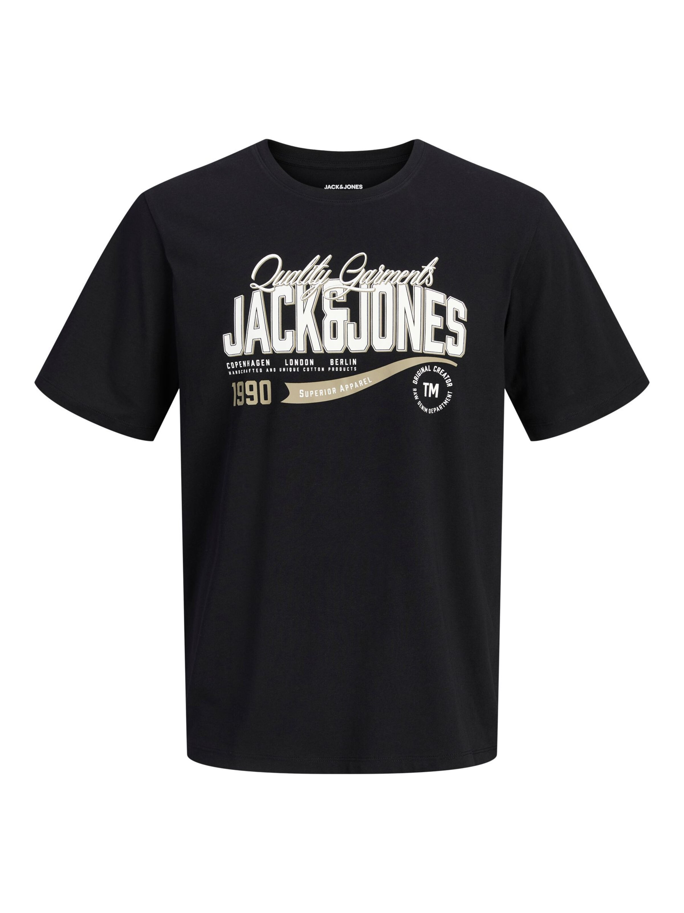 JACK & JONES Shirt in Zwart: voorkant