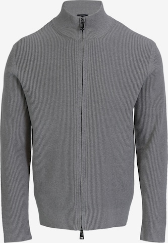 Lufian Strickjacke Road in Grau: Vorderseite