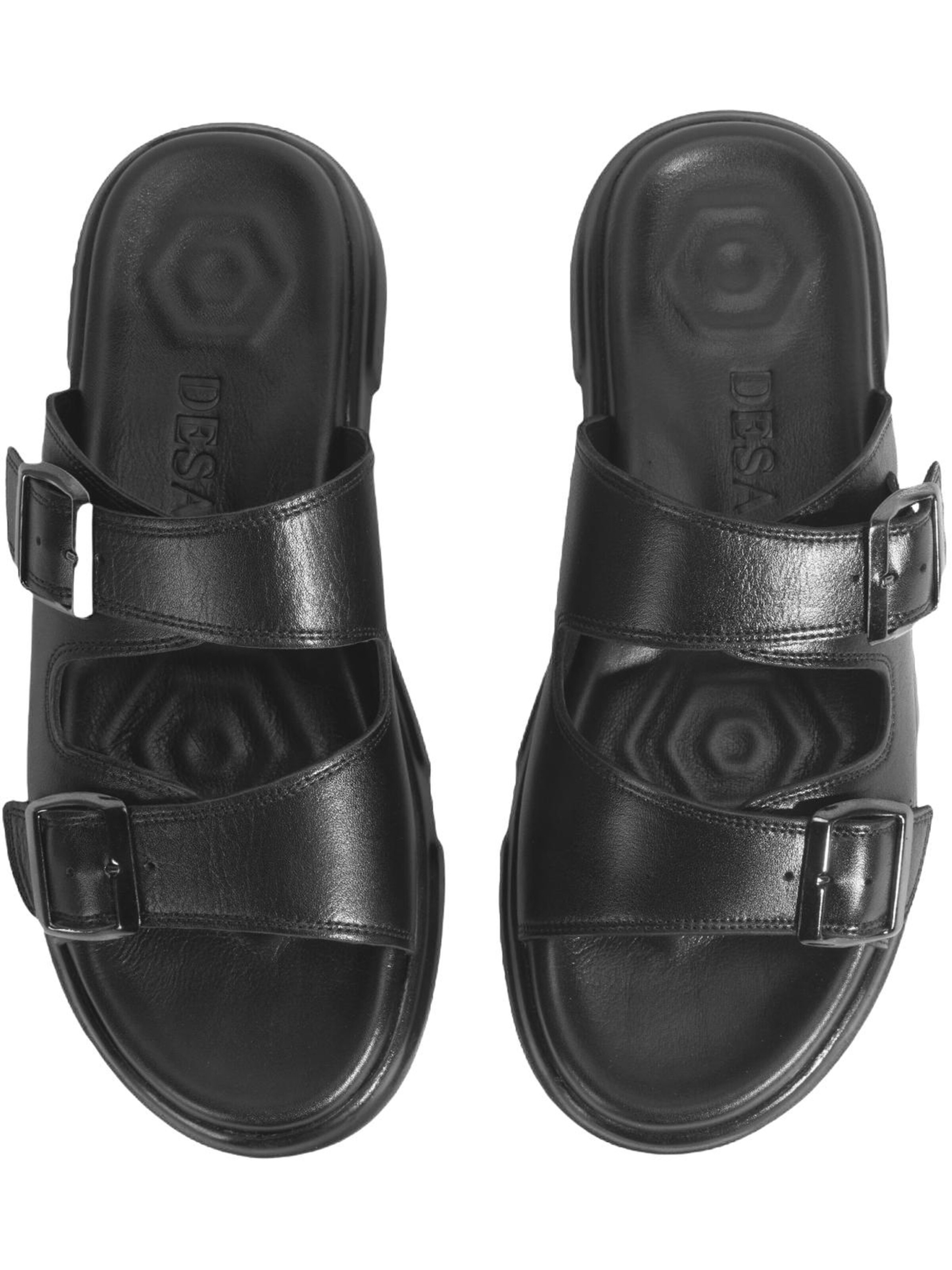 Desa - Zapatos abiertos en negro