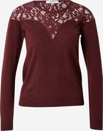 ABOUT YOU Pullover 'Joy ' in Rot: predná strana