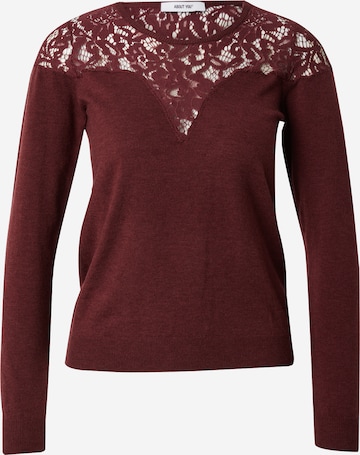 ABOUT YOU Sweater 'Joy ' in Red: front