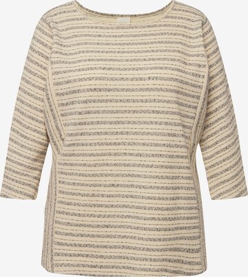 Ulla Popken Sweatshirt in Beige: predná strana