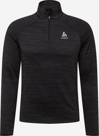 ODLO Sports sweatshirt 'Millennium' in Grey / Black, Item view