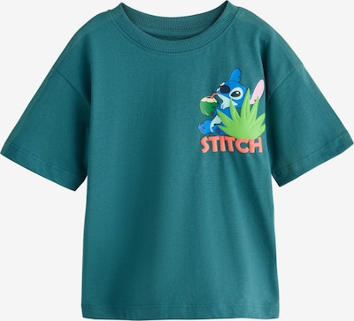 Next Majica 'Lilo & Stitch' veličine 68 u plava / petrol / svijetlozelena / svijetlocrvena, Pregled proizvoda
