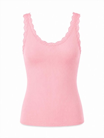 AOTTORI Top in Pink: front