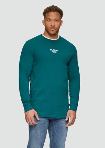 s.Oliver Shirt in Blue: front