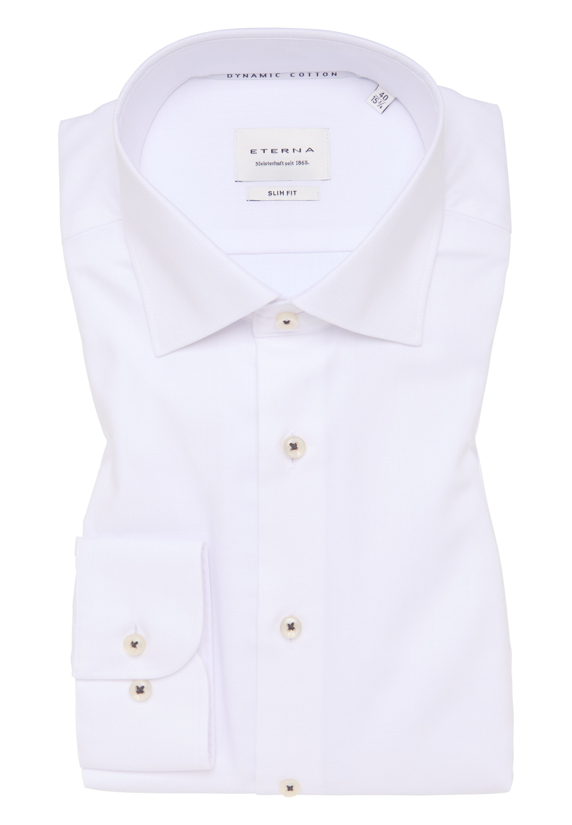 ETERNA Slim fit Business shirt in White