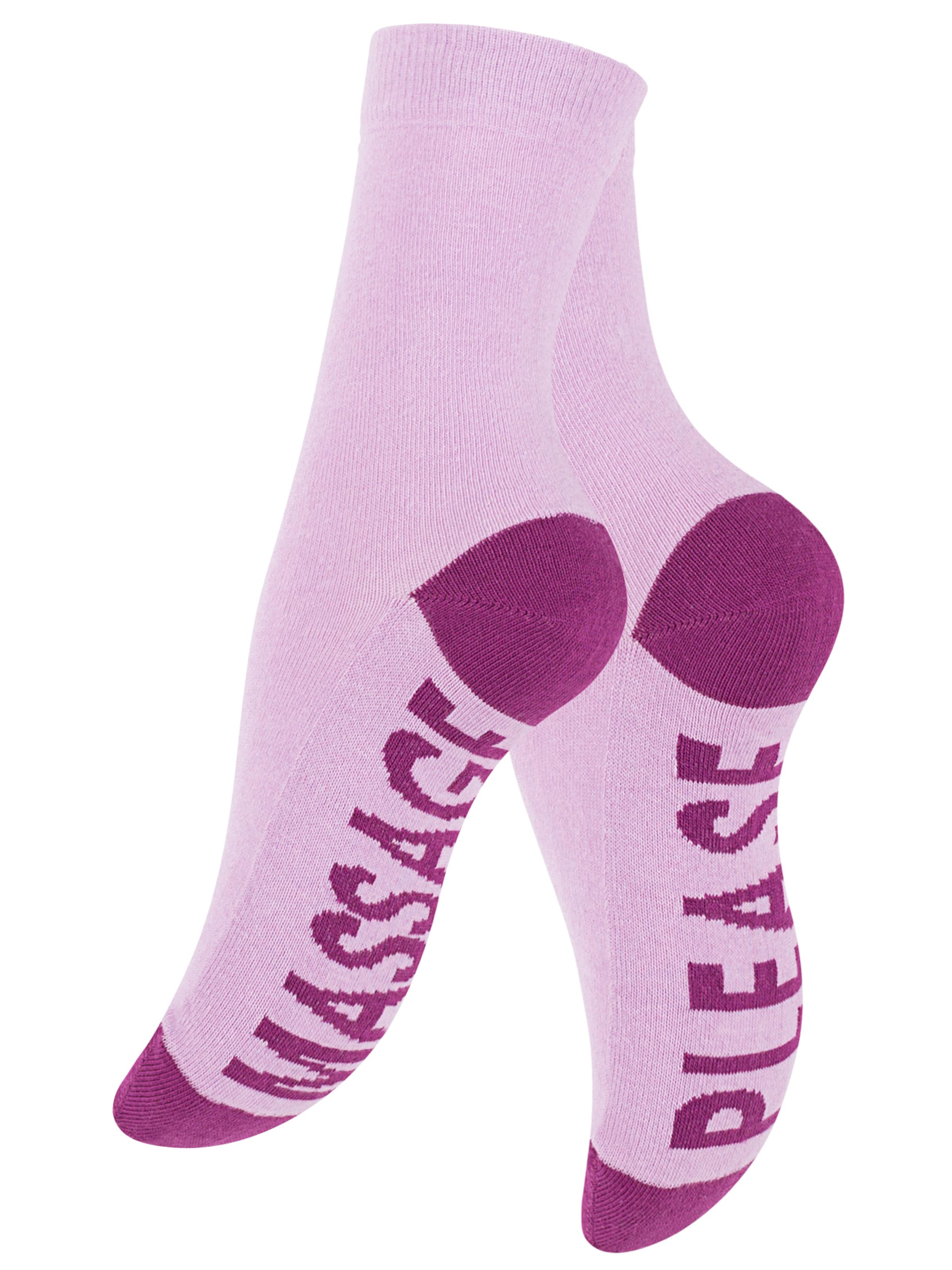 Calzino di Clark Crown in rosa: frontale