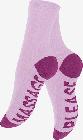 Chaussettes Clark Crown en rose : devant