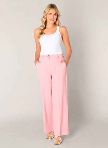 BASE LEVEL Wide leg Pants in Pink
