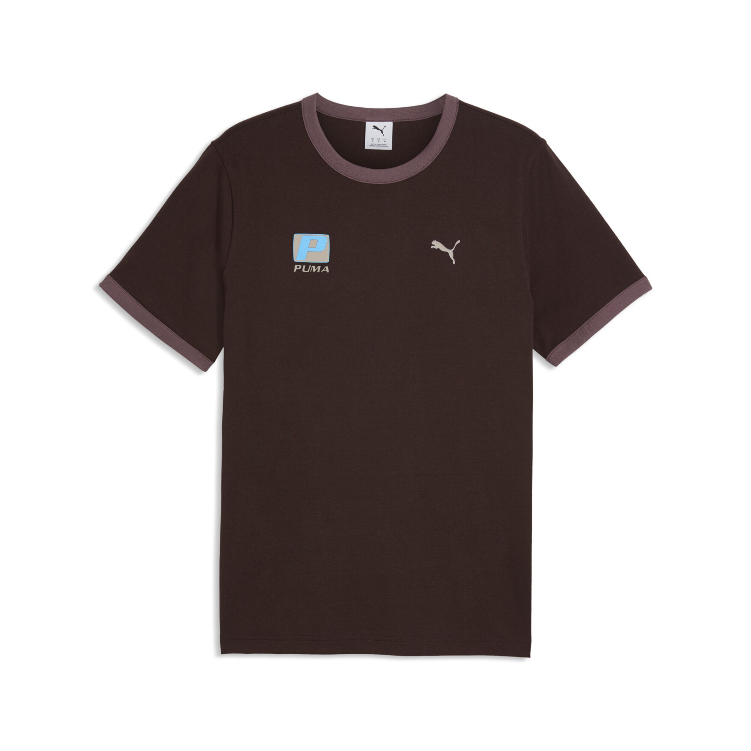 PUMA Performance shirt in Brown: front