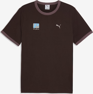 PUMA Performance shirt in Brown: front