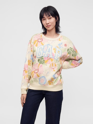 GAP Sweatshirt 'HERITAGE' in Beige: Vorderseite