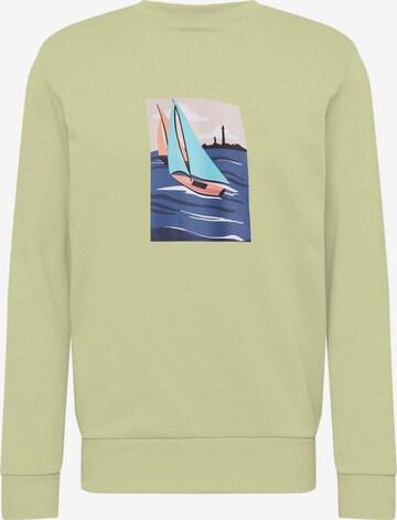 WESTMARK LONDON Sweatshirt 'View Sail' in Green: front