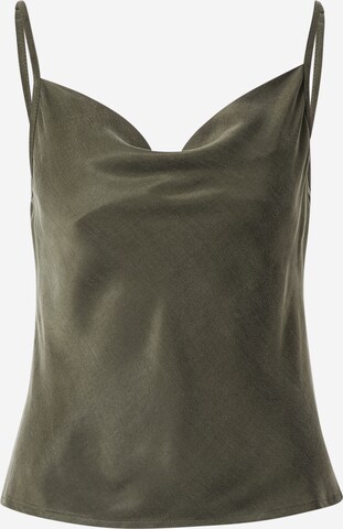 A LOT LESS - Top 'Aurelia' en verde: frente