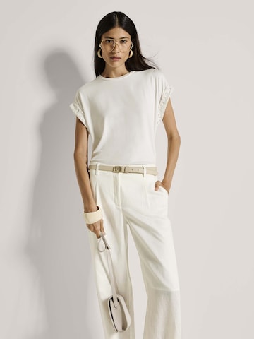 T-shirt MADELEINE en blanc : devant