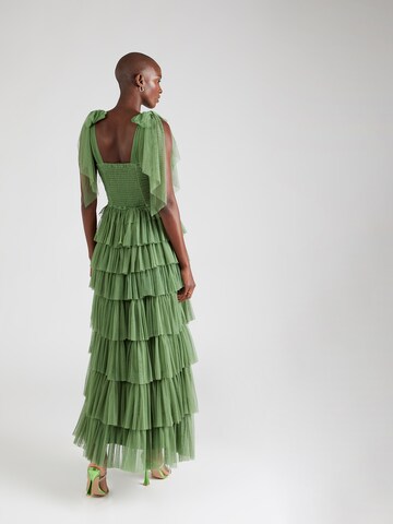 LACE & BEADS Evening dress 'Ophelia' in Green
