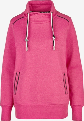 Navigazione Sweatshirt in Roze: voorkant