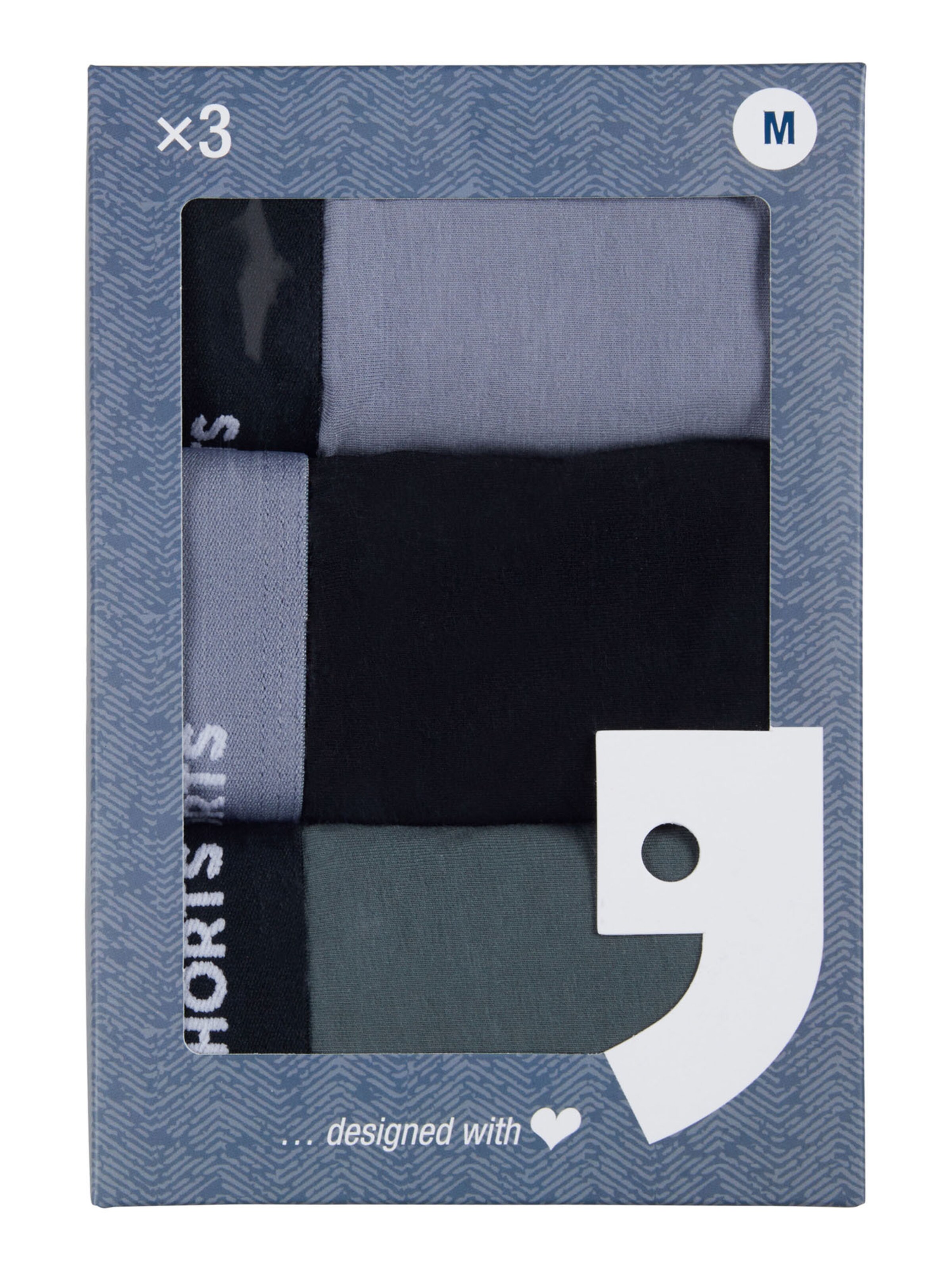 Happy Shorts Boxershorts ' Jersey ' in Grijs