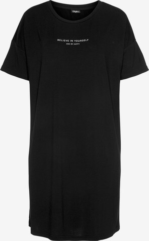 BUFFALO Nightgown in Black: front