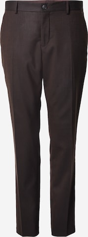 Pantalon à plis 'SLHNeil' SELECTED en marron : devant