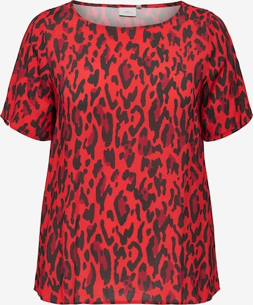 Bluză 'CARHarmony' de la ONLY Carmakoma pe roșu: față