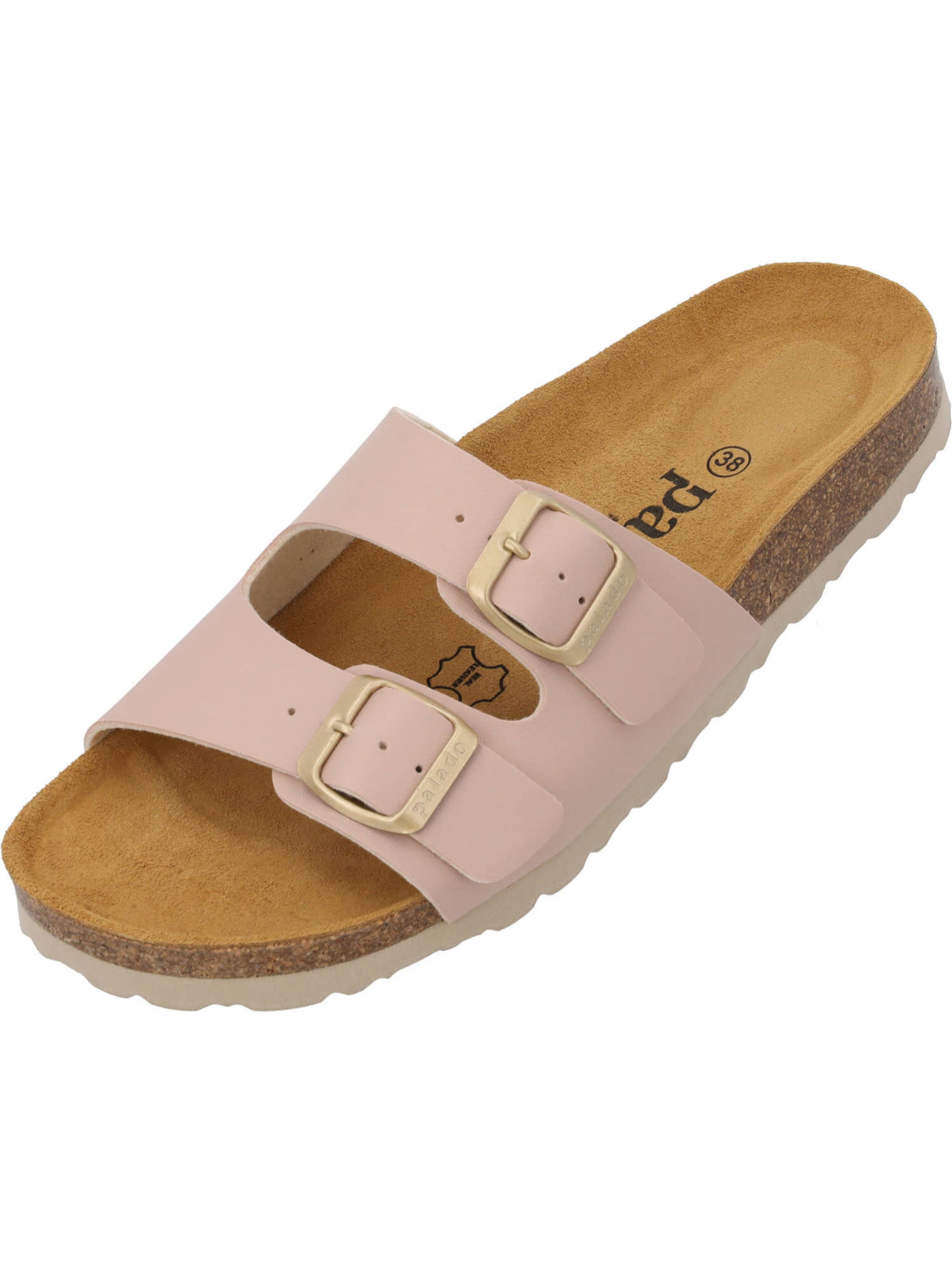 Palado Pantolette 'Milos Matt' in Beige: Vorderseite