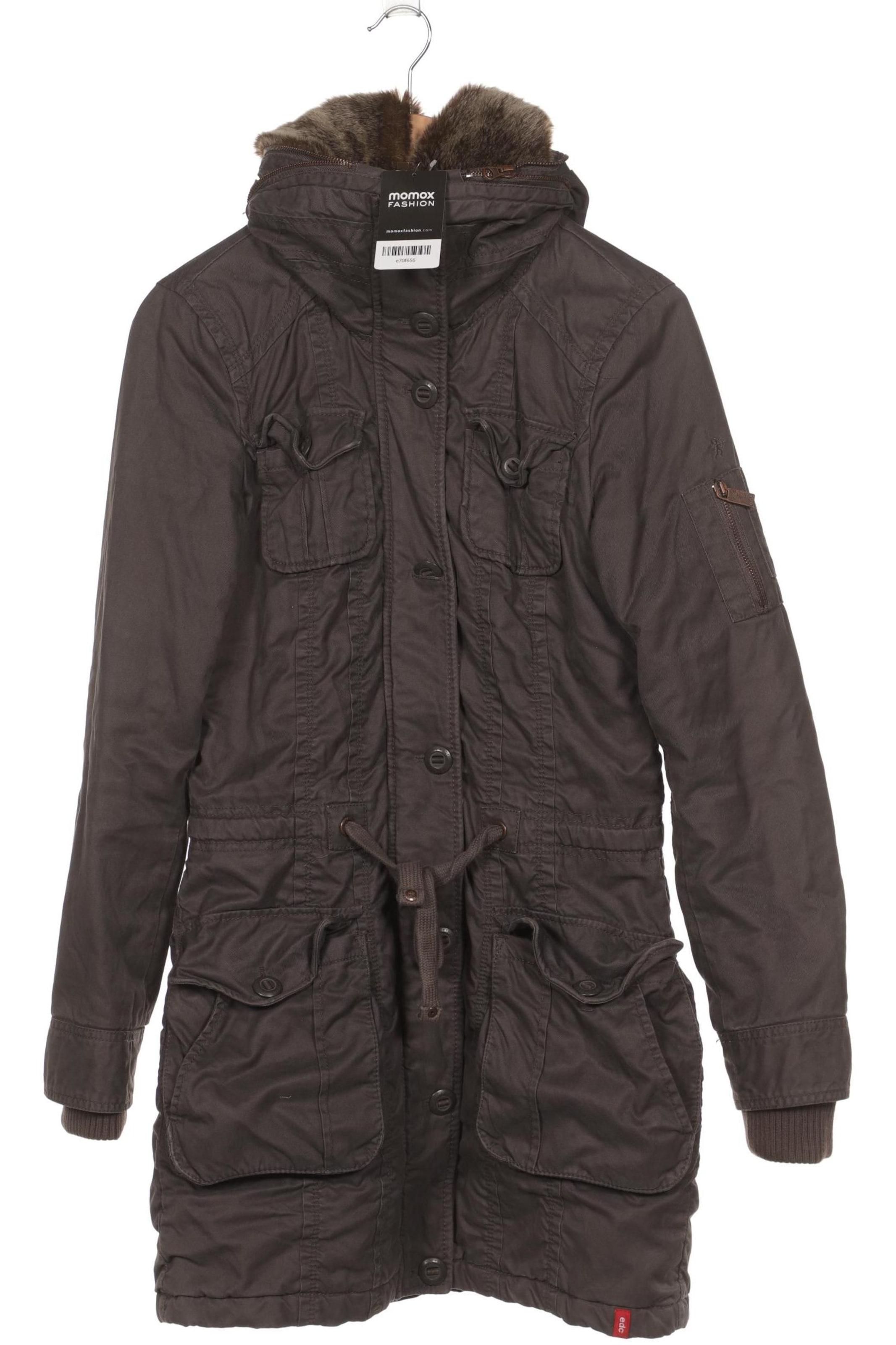 ESPRIT Jacket & Coat in M in Brown: front