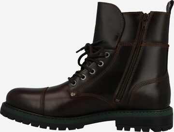 SCOTCH & SODA - Botas com atacadores 'Traktor' em castanho