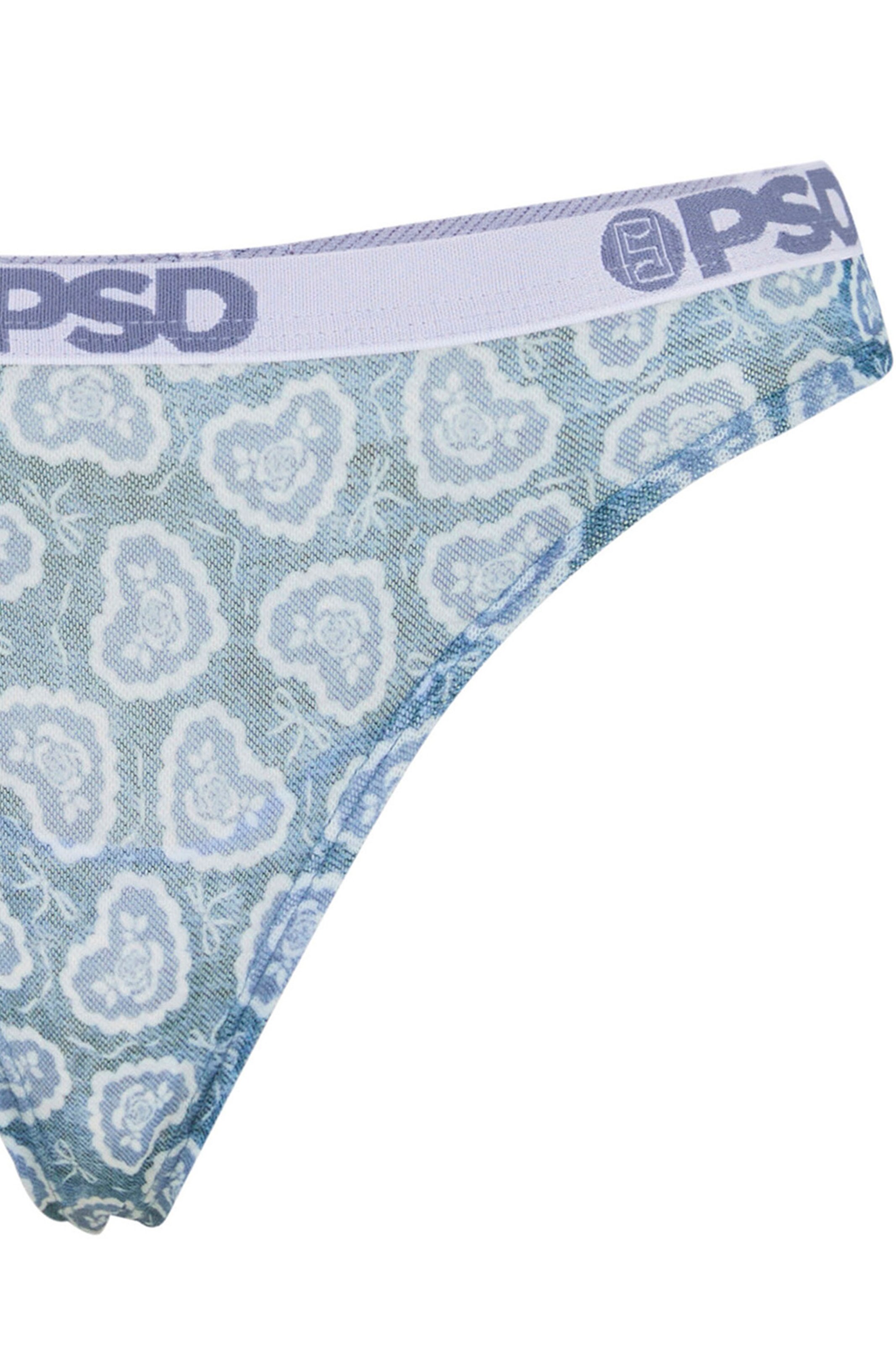 PSD Thong 'Countryrose' in Blue