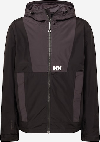 melns HELLY HANSEN Funkcionāla jaka: no priekšpuses