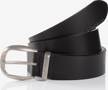 TOM TAILOR Belt 'Brook' in Black: front