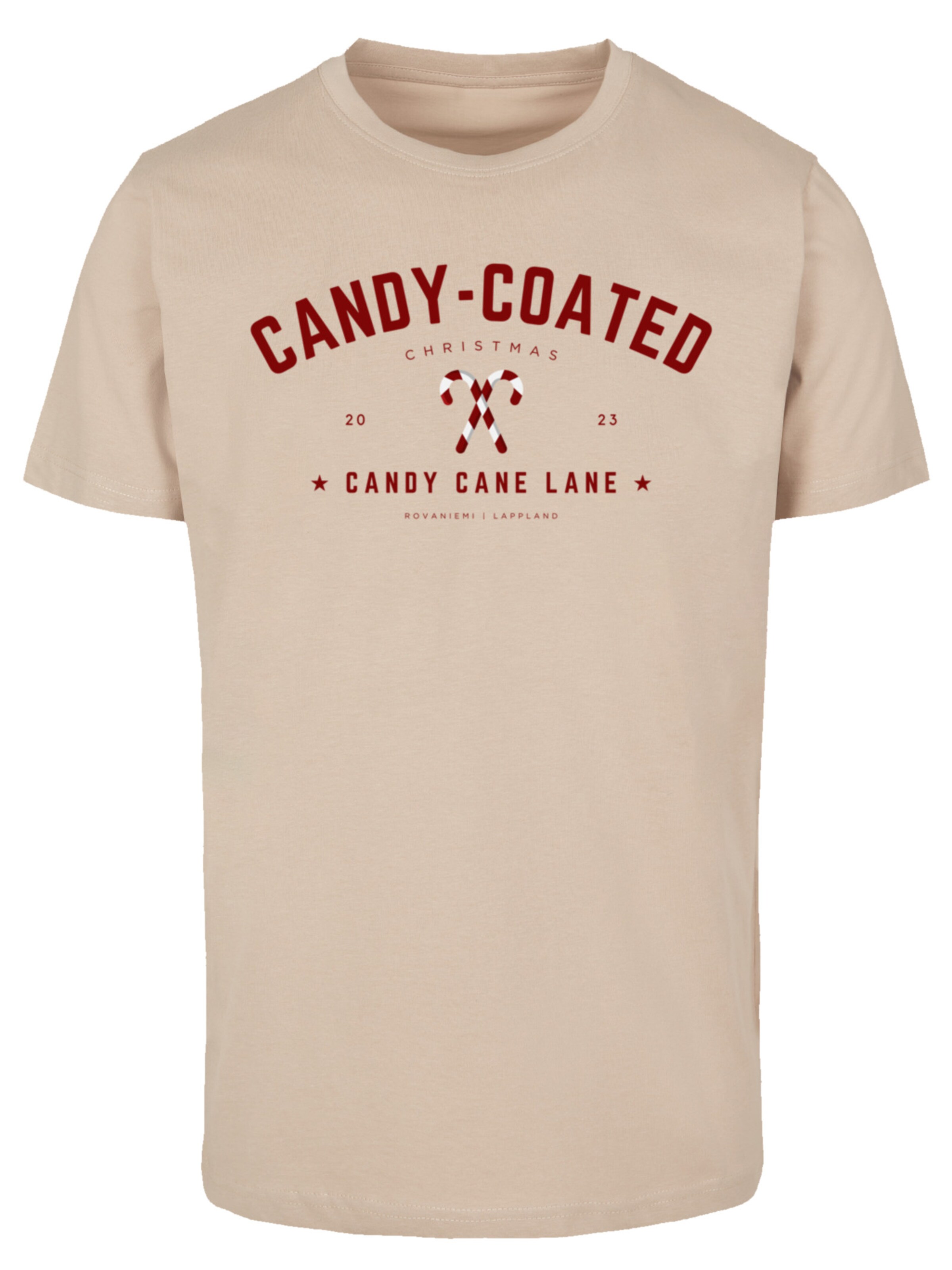 F4NT4STIC Shirt in Beige: voorkant